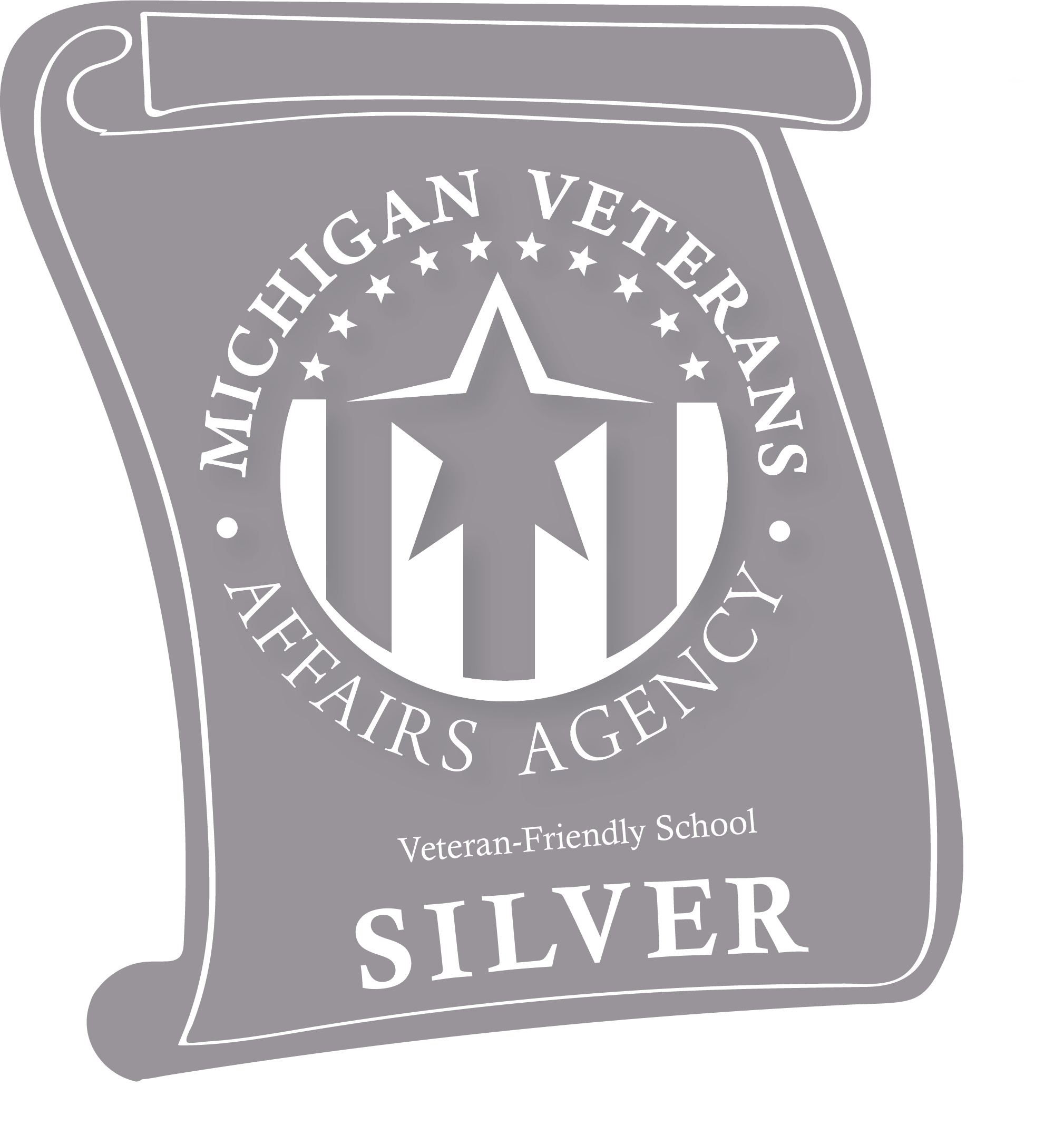 Michigan Veterans Affairs Agency Silver Scroll 