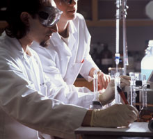 people in a lab