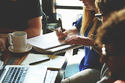 young person in workplace