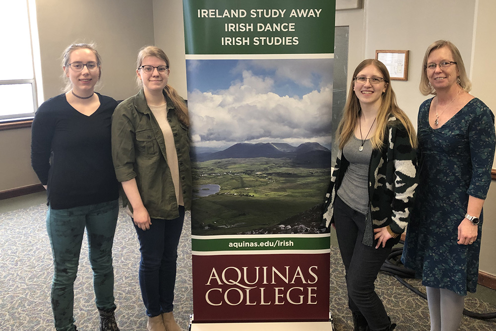 Students in Dr. Michelle DeRose's Literature of the Black and Green Atlantic course