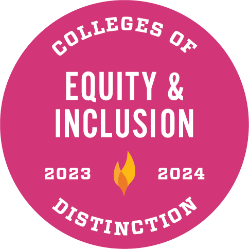 Colleges of Distinction Equity and Inclusion Badge 2023-2024