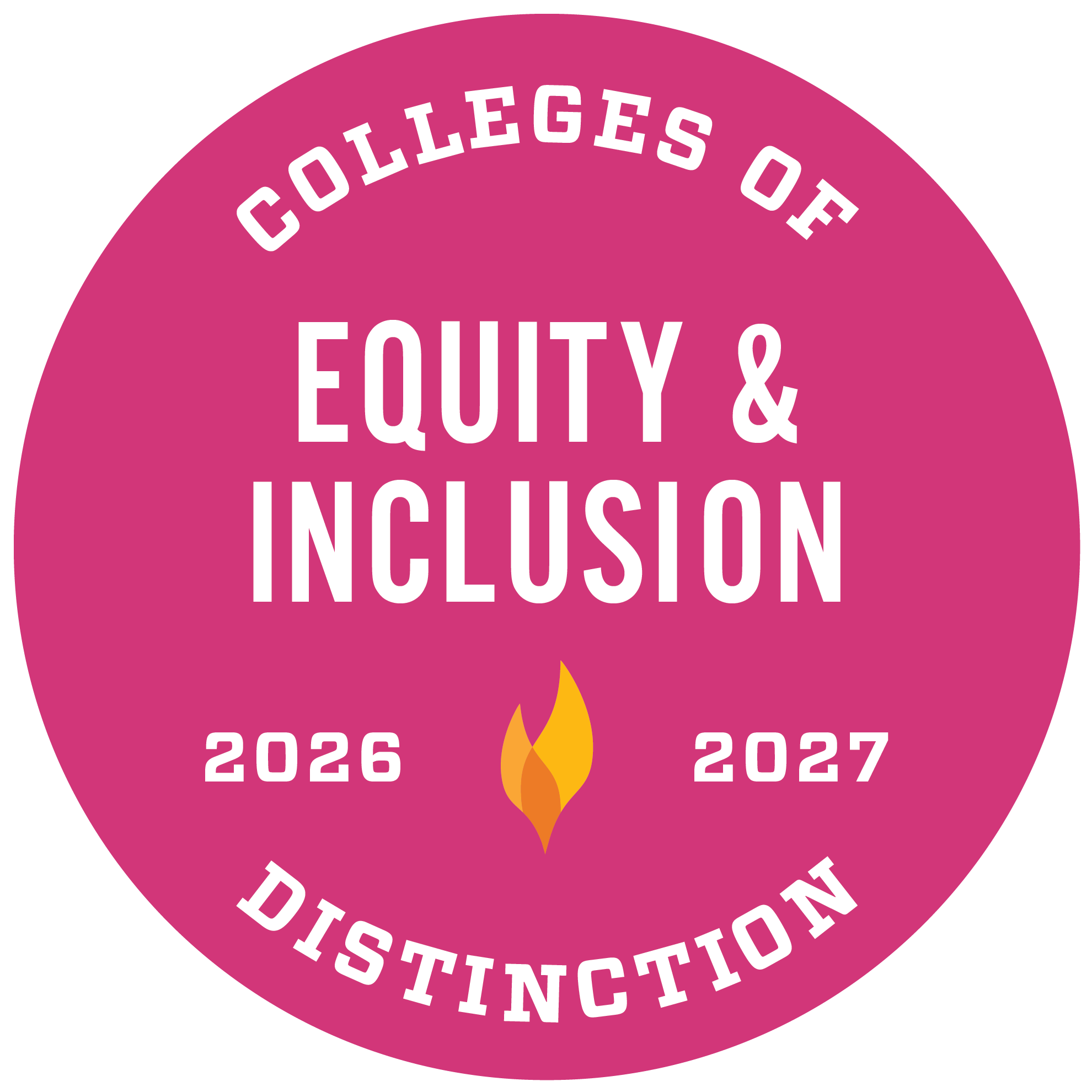 Colleges of Distinction Equity and Inclusion Badge 2023-2024