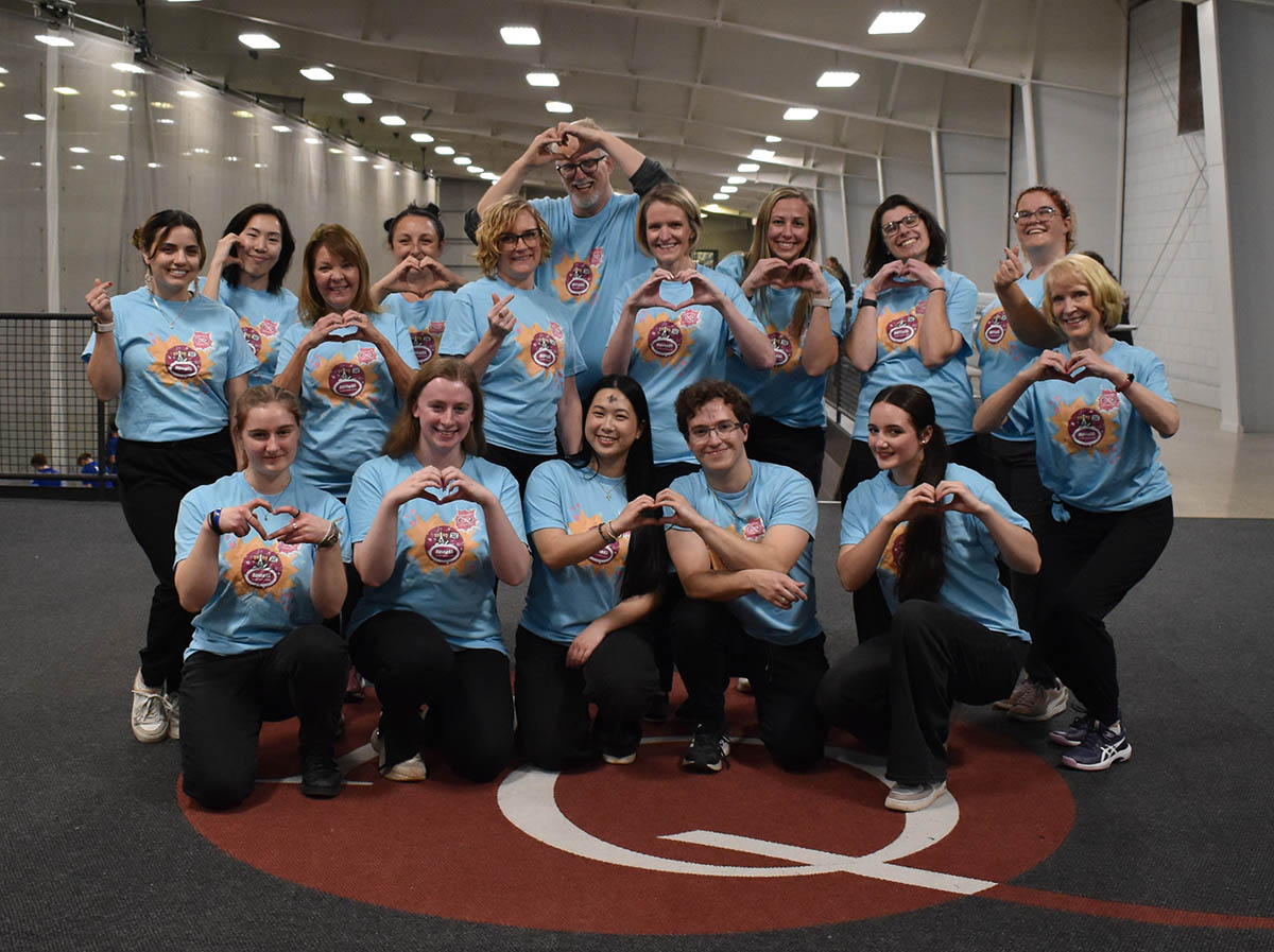 K-pop team being awesome and posing for the camera