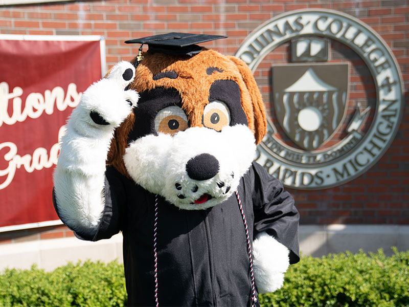 Aquinas College mascot Nelson