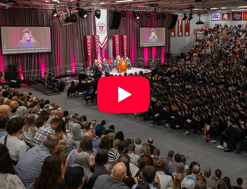 Live streaming video of Aquinas College Commencement