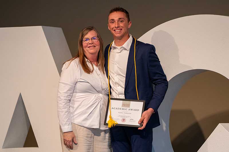 Joanne Gorant and Kaden Edwards