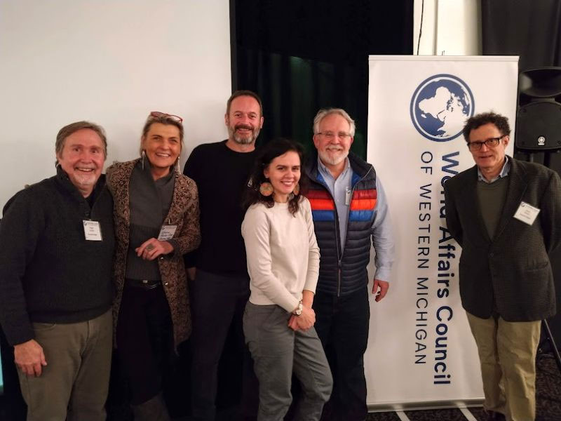 AQ History professors at World Affairs Council